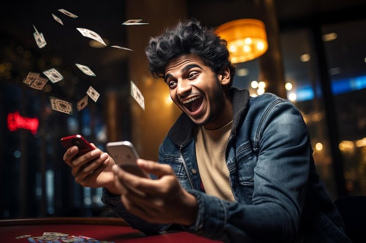 Tampilan mobile gelap untuk akses hqtoto